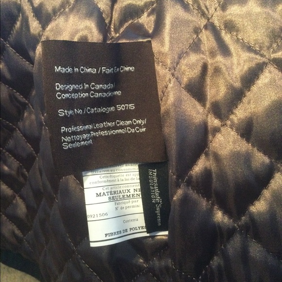 Danier Lined Leather Jacket - Picture 4 of 12